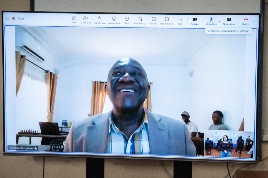 Фофана Ибраима Сори, президент Федерации шахмат Конакри